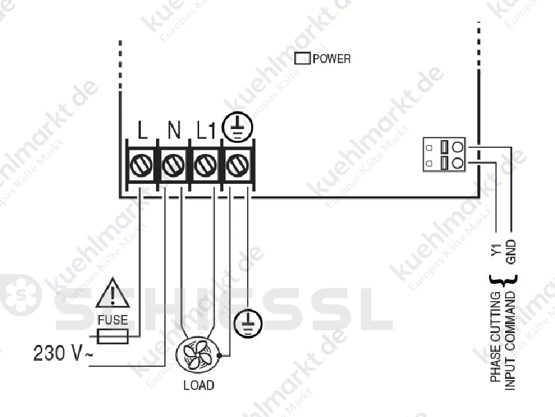 Carel Drehzahlregler Zusatzplatine FCP/1 230V 8A IP54