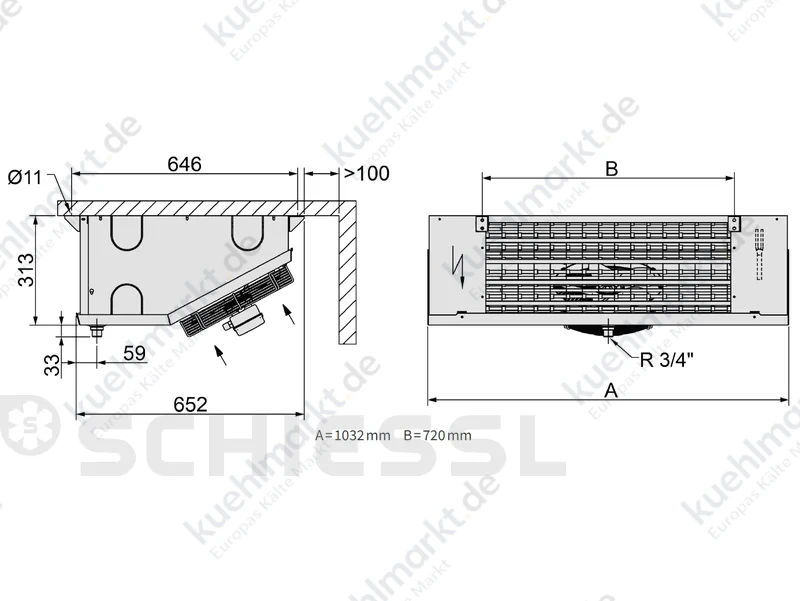 Kälte Set Panasonic 2 TK / R744 2,2kW OCU-CR200VF5A/DLKT 7841/Carel UltraCella