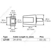 Castel Schauglas m.Indikator 3950/66 i/a 1 1/16 UNF