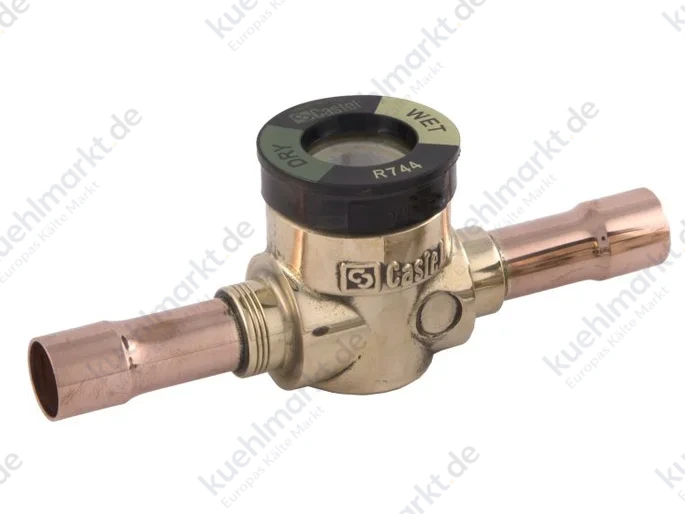 Castel Schauglas m.Indikator R744 80bar 3740E/M6 6mm Löt ODS