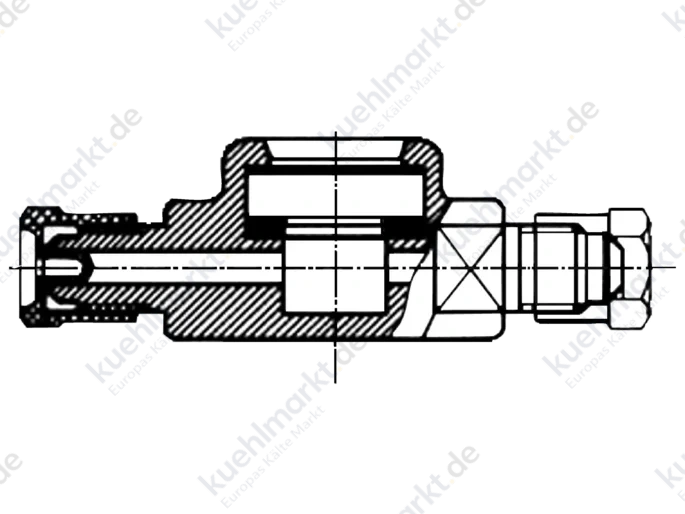 Hansa Schauglas m.Indikator FI 7/8'' UNF a/a 2403316050