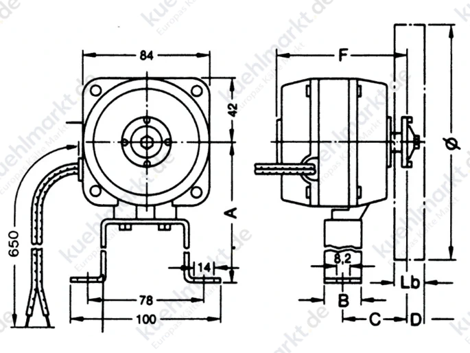 Bosch Ventilatormotor VKZ-3002K
