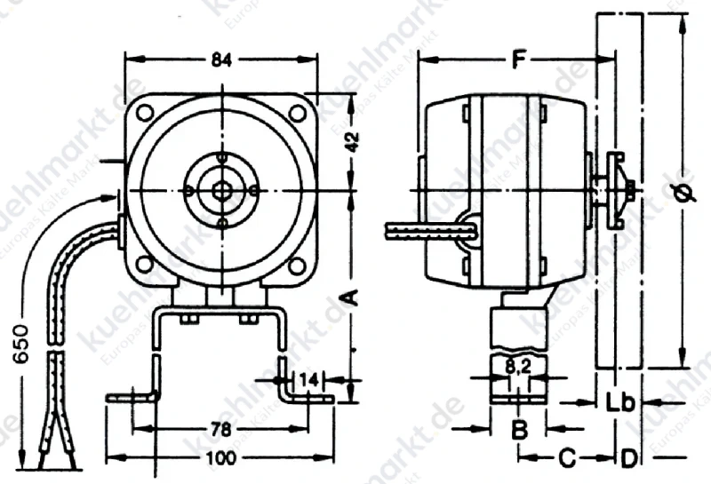 Bosch Ventilatormotor VKZ-3002K