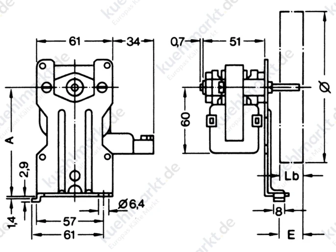 Bosch Ventilatormotor VKZ-3004K (13 1039)