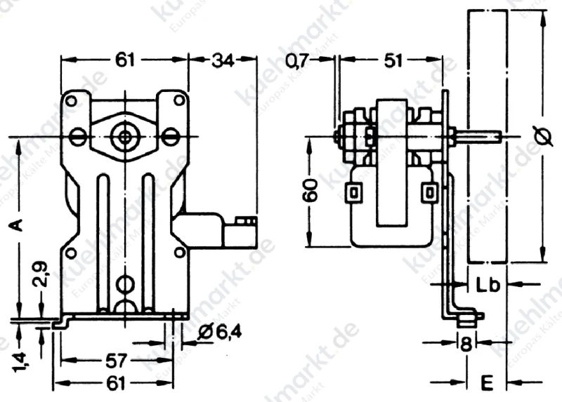 Bosch Ventilatormotor VKZ-3004K (13 1039)