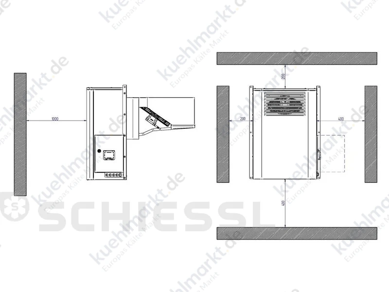 Rivacold Blocksystem BOLD NK für Außenmontage BD1352MA50P11-0011 230V
