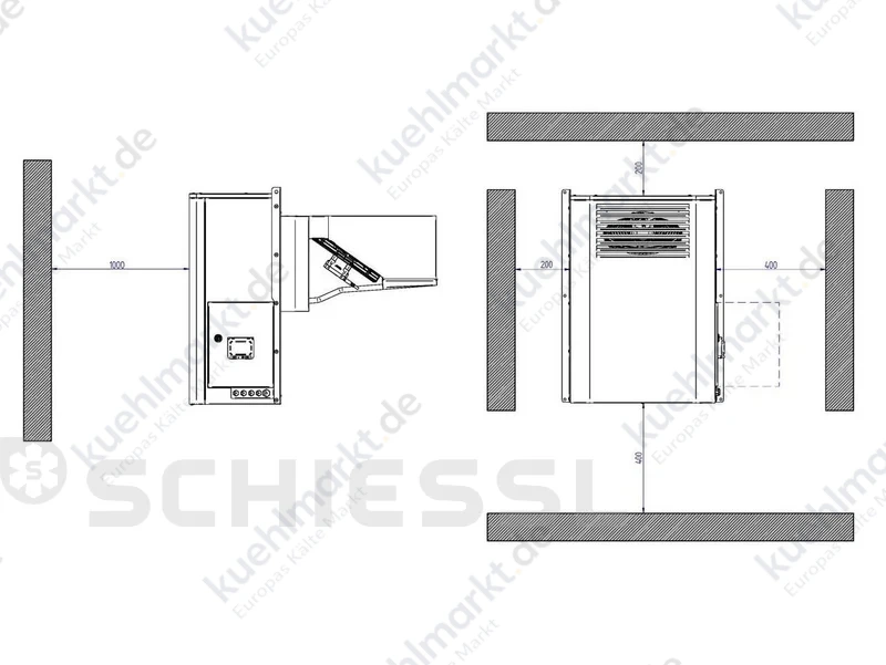 Rivacold Blocksystem BOLD NK für Außenmontage BD2251MA30P11-0011 230V