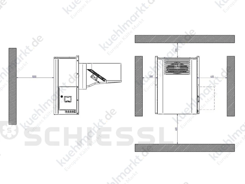 Rivacold Blocksystem BOLD TK für Außenmontage BD2252LA30P11-0010 230V