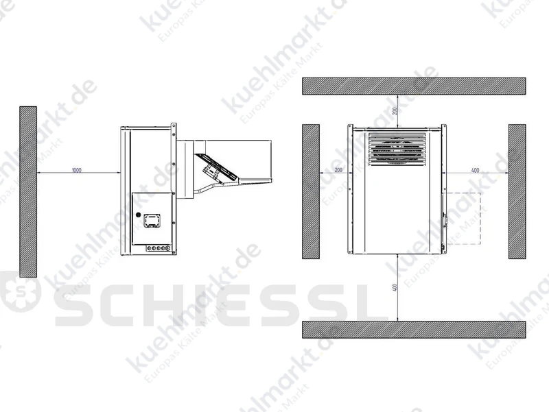 Rivacold Blocksystem BOLD TK für Außenmontage BD2252LA40P11-0010 230V