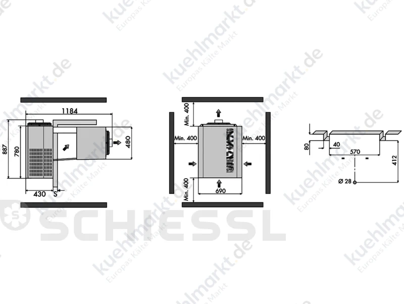 Rivacold Sattel Blocksystem NK FAM 034 PW 01-C R290 230V