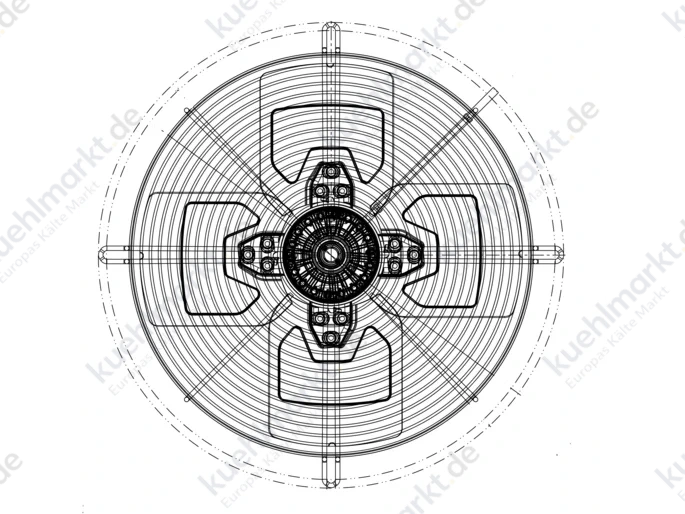 Copeland Belüftungseinheit KIT-FAN D420 4P 230V