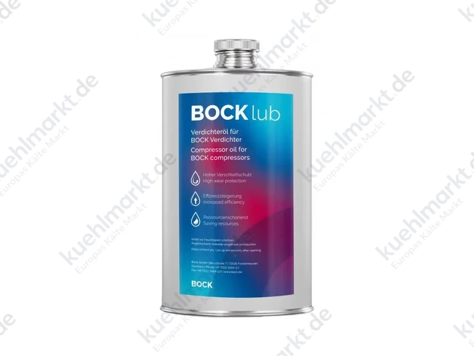 Bock Kältemaschinenöl ÖL BOCKlub A46 / 1 LTR.GEBINDE 02524