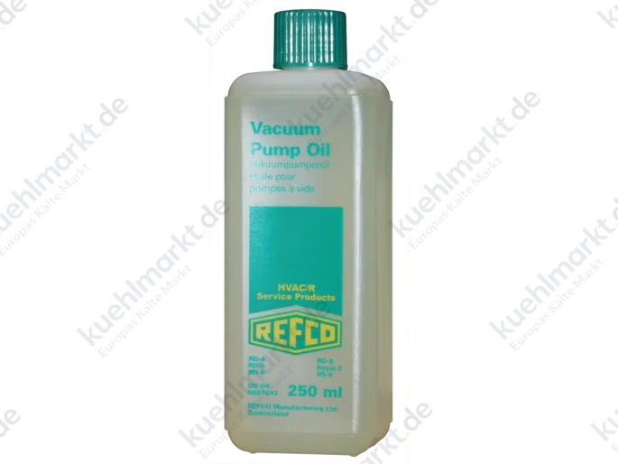 Refco Vakuumpumpenöl DV 04 / Plastikkanne 0,25L