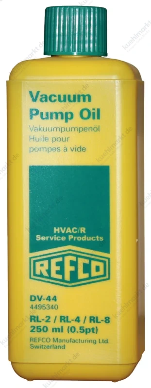 Refco Vakuumpumpenöl f.RL-4 DV-44 0,25L Plastikkanne