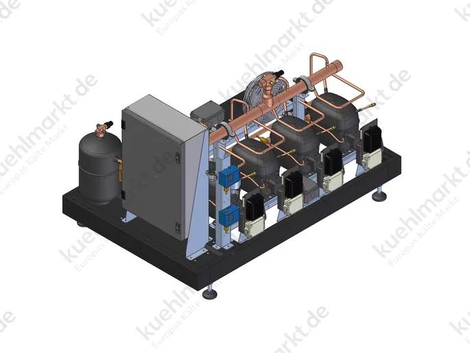 Rivacold Verbundsatz mit Schaltkasten C3NMC12Y0R02-04 o.Verflüssiger m.OA+DT