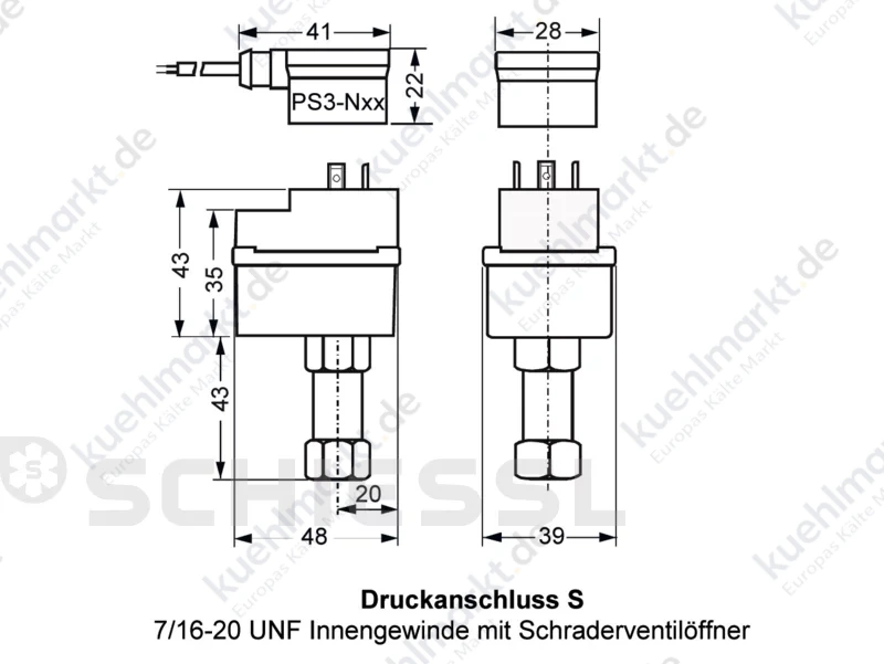 Alco Sicherheitsdruckbegrenzer CO2 CS3-S7S 0718005