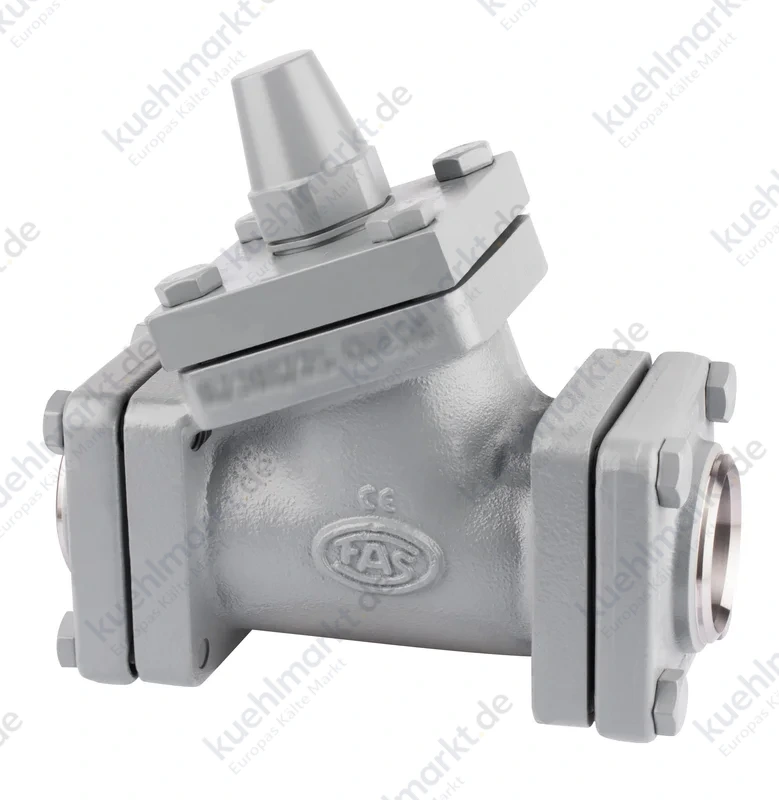 FAS Absperrventil Guss m. Kappe HDK32 2x WB 42,4