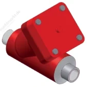 Danfoss Ventilunterteil ICV 40 50 DIN 027H4126