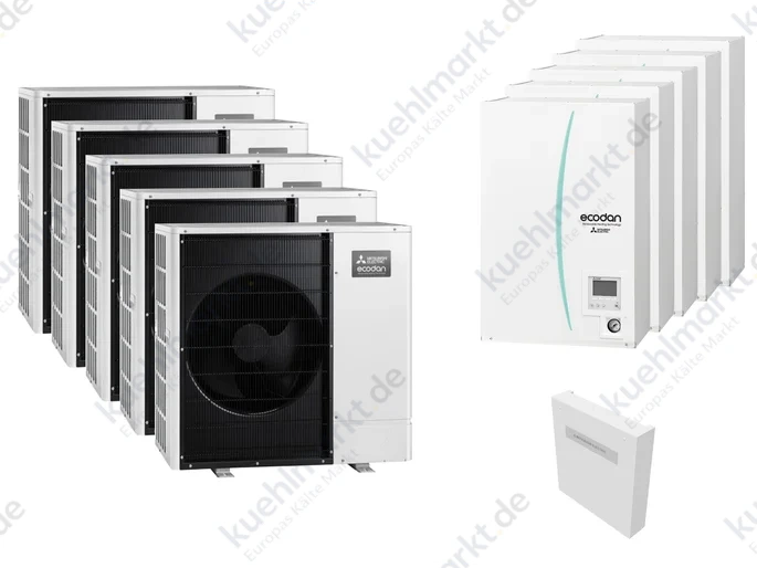 Mitsubishi KSK-Set SP 5.60 R 5xPUZ-SWM60VAA.TR+5xERSF-MEE+PAC-IF081BE