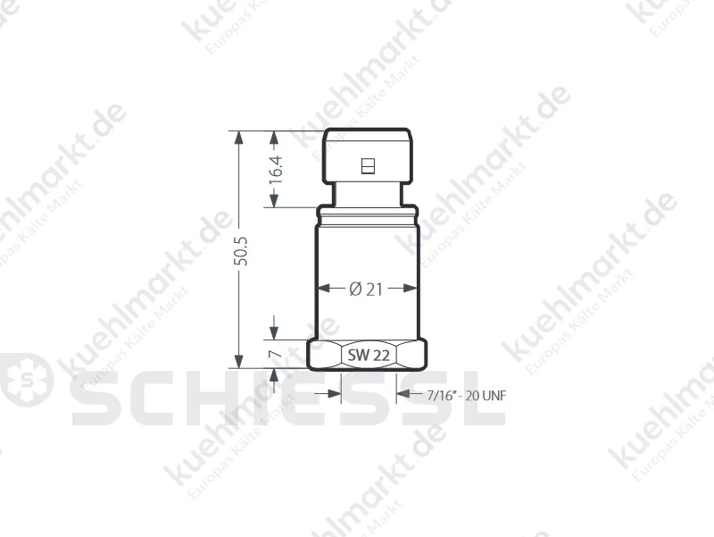Carel Drucktransmitter SPKT00L1S0 0-5Vdc 0-90bar 7/16 Inneng.