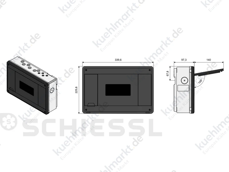 Copeland/Dixell Kühlstellenregler XER160P-5N1040