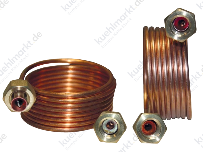 Anschlusskapillare m.Ventildrücker K-10S 1000mm m.2 KM 7/16'' UNF