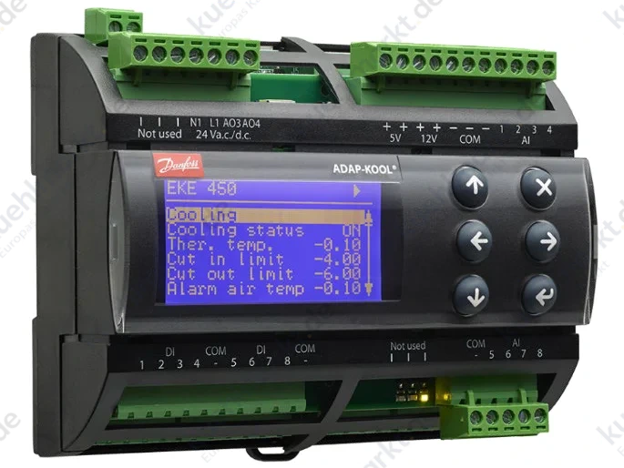 Danfoss Verdampfer/Kühlstellenregler EKE 450, mit MMI NeoCharge Regler 230V