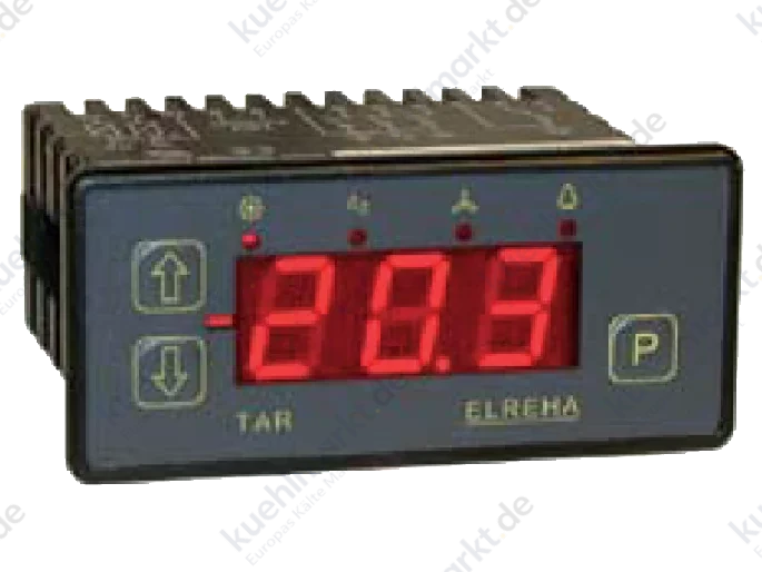 Elreha Kühlstellenregler TARN 1370-2 P2 230V Türeinbau inkl.Fühl