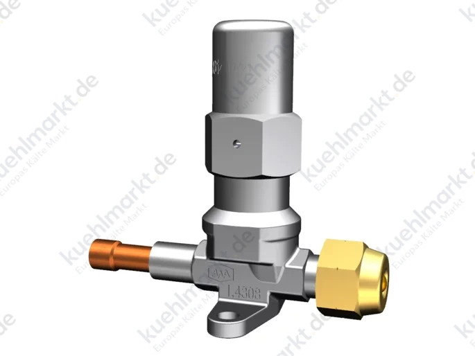AWA Absperrventil Serie 881-9, Edelstahl 10mm Löt x 5/8''UNF, 40bar