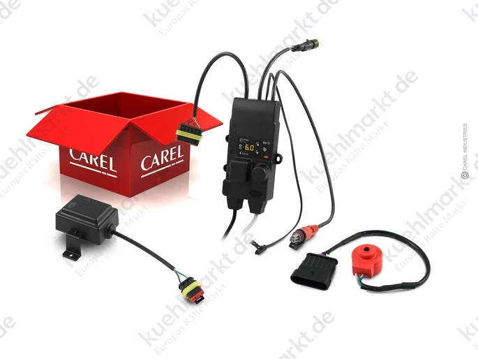 Carel Überhitzungsregler EVD ice KIT mit Ultracap, Stator, NTC