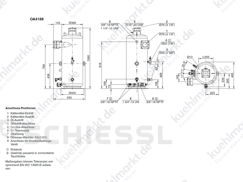 Bitzer Ölabscheider OA 4188