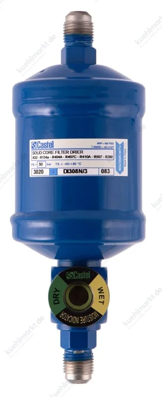 Castel Filtertrockner m.Schauglas DI330N/6 Anschluss Bördel 3/4''