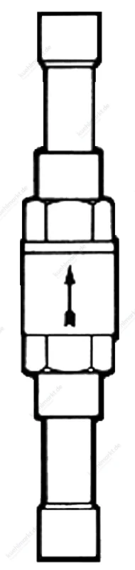 Castel Rückschlagventil 3132/M10 10mm Löt