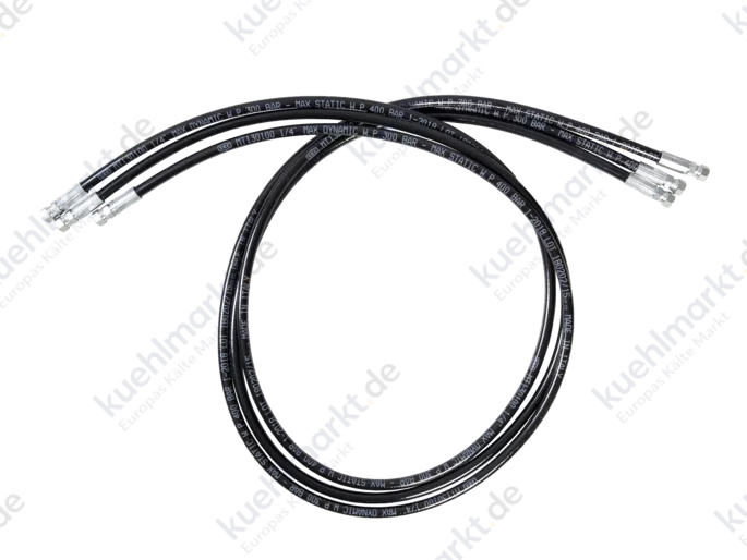 Refco Füllschlauchsatz 160bar CCL-72-DN6-R744-TC 3x1800mm schwarz