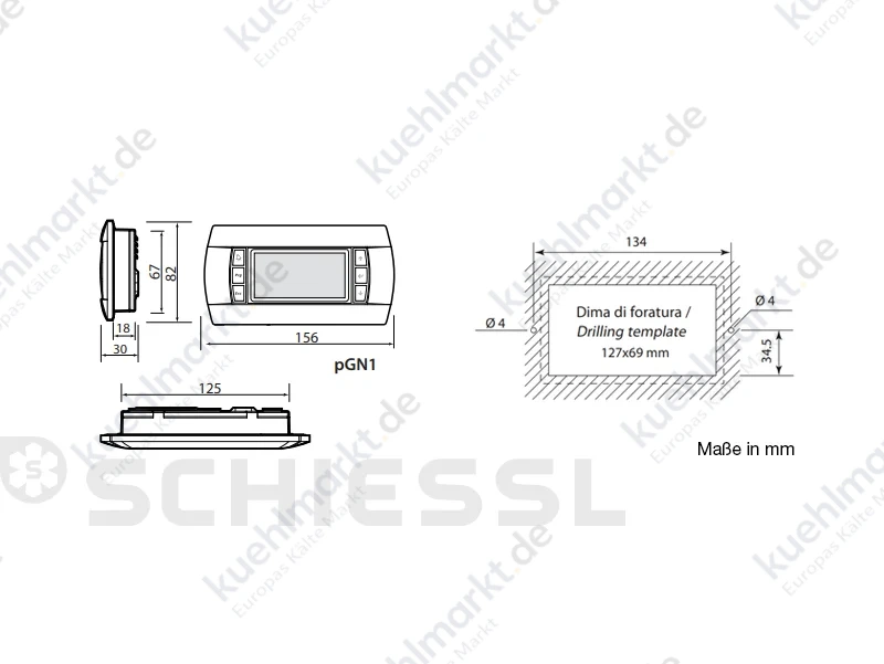 Carel Bedienterminal PGN1000F00