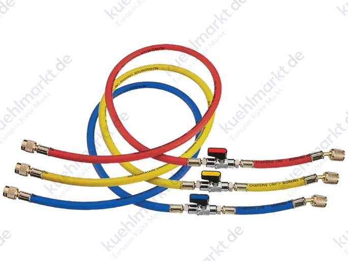 Refco Füllschlauchsatz 60bar CCL-60-CA 3x1500mm farbig 1/2''-20UNF