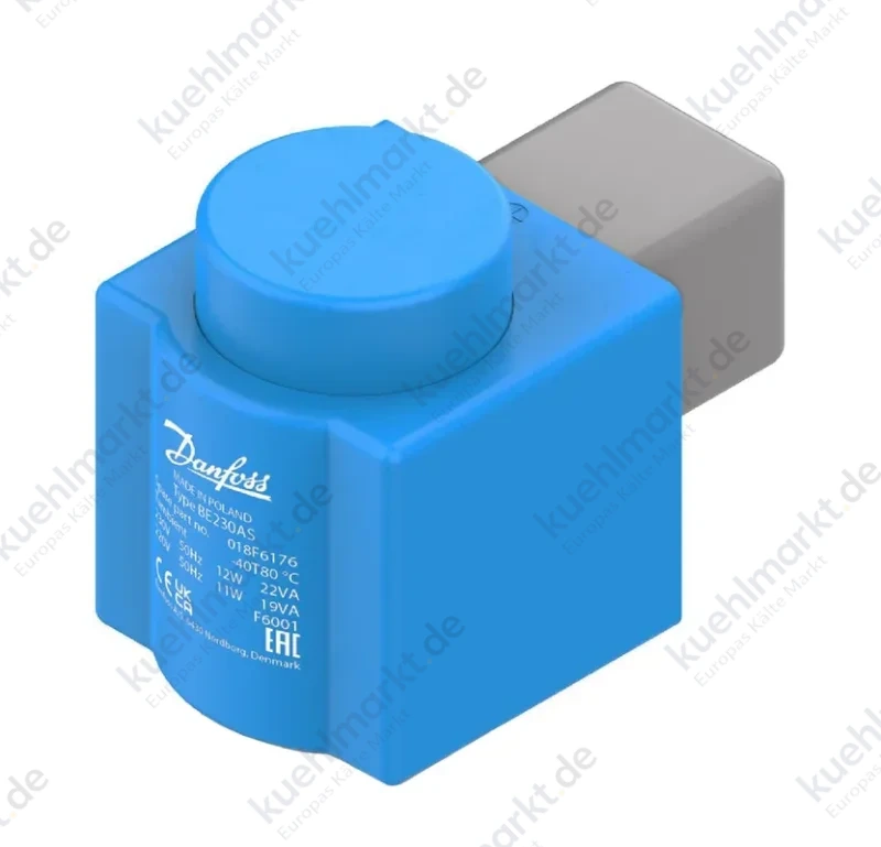 Danfoss Magnetventilspule Clip-on AMP BE110CS 110V/50-60Hz AC 10W 018F6192