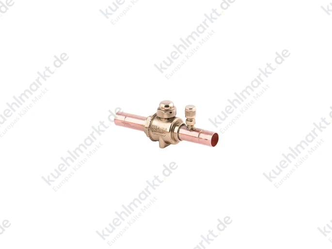 Castel Kugelabsperrventil 50bar 6570N/M10A 10mm Löt m.Schrader