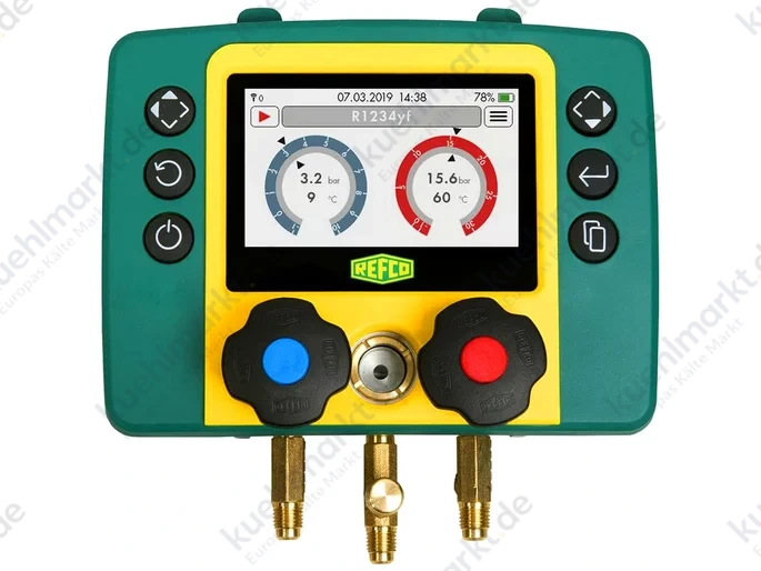 Refco elektronische Monteurhilfe 2-Wege REFMATE-2-CA-WTC + Schlauchset im Koffer