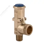 Castel Kugelabsperrventil 50bar 6570N/M64A 64mm Löt m.Schrader