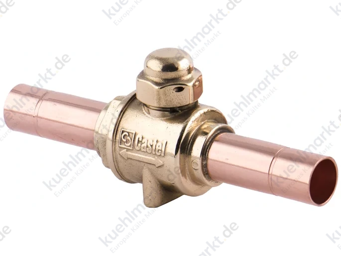 Castel Kugelabsperrventil R744 120bar 6577E/13 1-5/8'' Löt o.Schrader