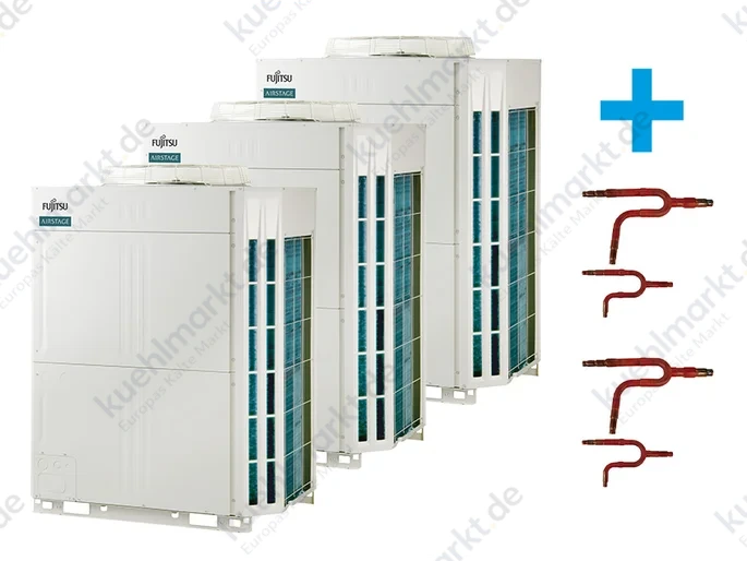 Fujitsu VRF Außeneinheit V-IV - Set AJY432LALDH - R410A - Platzsparer