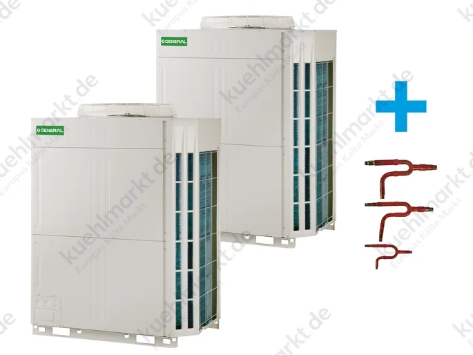 Fujitsu VRF Außeneinheit VR - IV - Set AJY252GALDH - R410A - Platzsparer