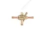 Castel Kugelabsperrventil R744 130bar 3/8'' Löt, mit Bypass, mit Schraderv.