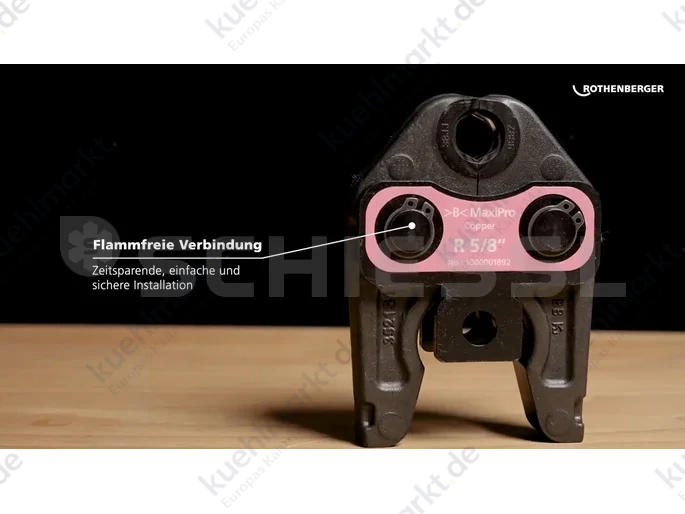 Rothenberger Pressbacke Standard B MaxiPro zöllig 1''