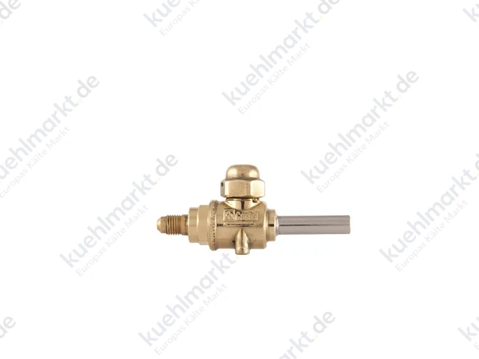 Castel Kugelabsperrventil R744 130bar 6568E/2M6 6mm Löt / 1/4'' SAE