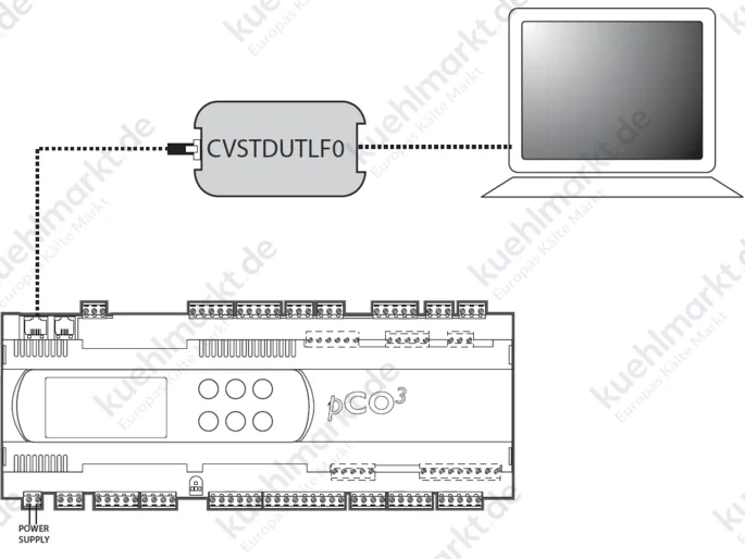 Carel Converter USB/RS485 mit 6-pol. Tel.stecker (RJ11)