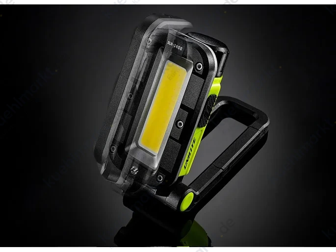 UNILITE faltbare Bauleuchte 1450 Lumen, akkubetrieben