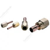 Castel Einschraubstutzen konisch 1/4'' SAE x 1/4 NPT 140Bar