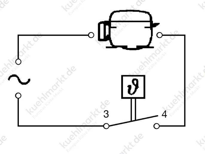 Danfoss Service-Thermostat ST1 -13,5/-25C 077B7001